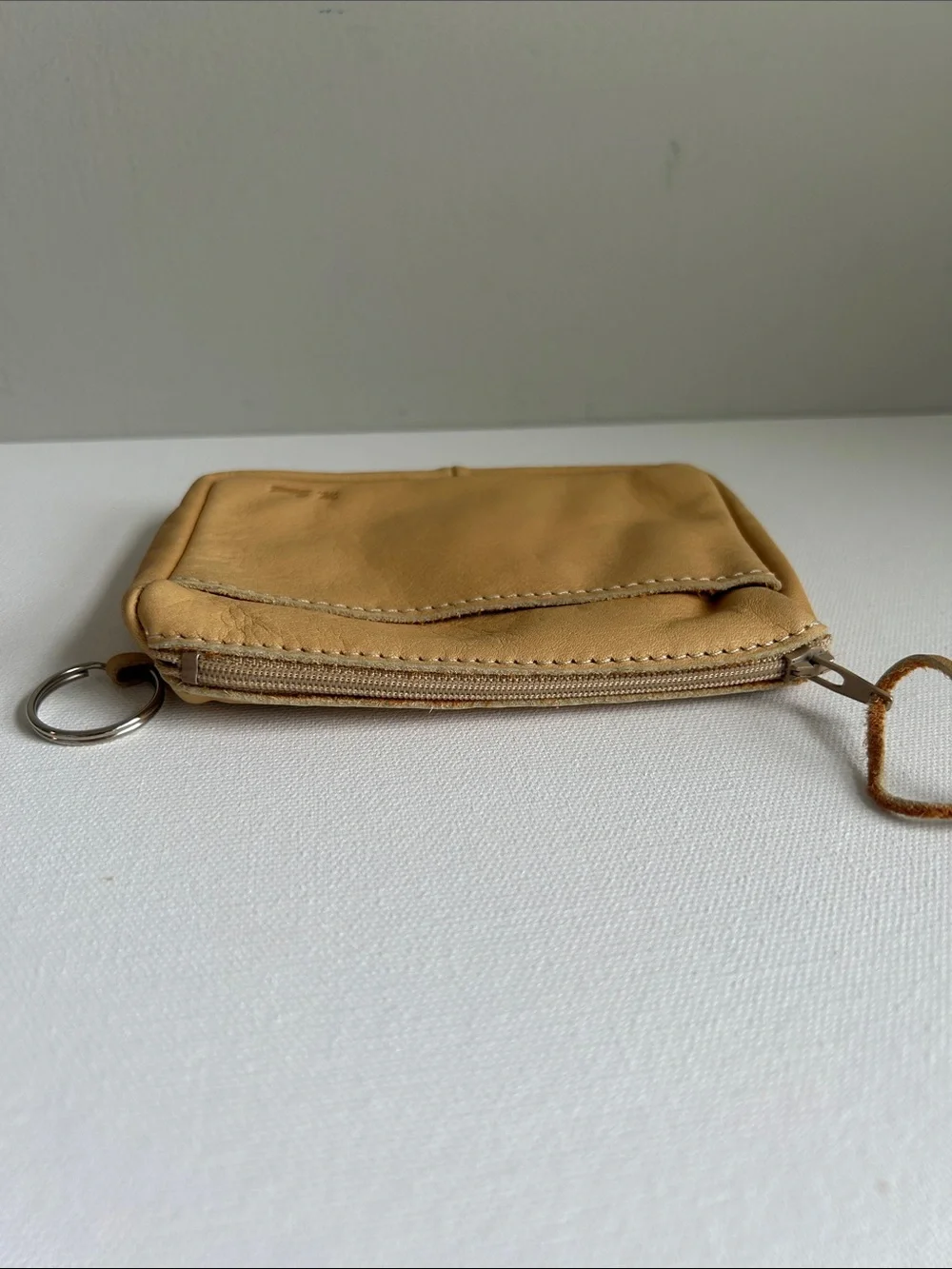 NEW Small Leather Wallet & Key Ring